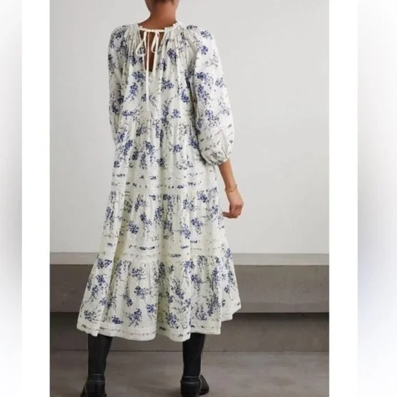The Great. • The Hideaway Floral Midi Dress NWOT - Picture 13 of 16